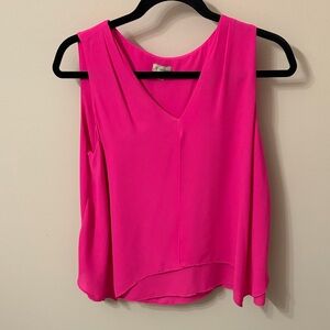 Daniel Cremieux Hot Pink V-Neck Sleeveless Camisole
